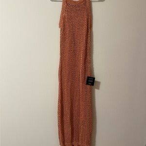Lulu's Terracotta Knit Dress